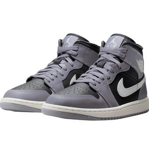 Wmns Air Jordan 1 Mid 'Cement Grey